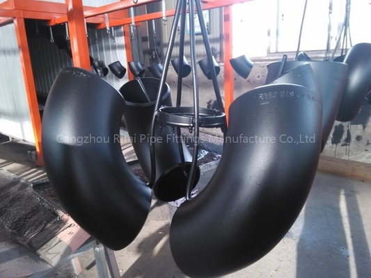 ANSI ASME B16.9 ข้อต่อท่อเหล็กเชื่อมชน SR 45 90 องศา LR Elbow