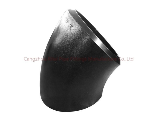 ANSI ASME B16.9 ข้อต่อท่อเหล็กเชื่อมชน SR 45 90 องศา LR Elbow