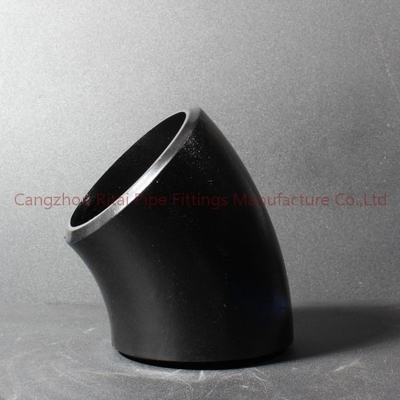 ANSI ASME B16.9 ข้อต่อท่อเหล็กเชื่อมชน SR 45 90 องศา LR Elbow