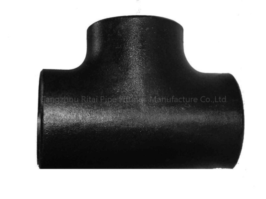 DN15 ลดข้อต่อท่อ Tee Butt Weld JIS SS400 STD Carbon Steel MS A234WPB