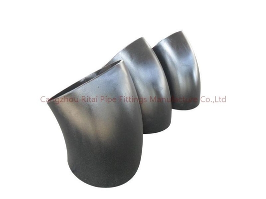 SGP XXS ข้อต่อท่อข้อศอก ASTM A234 WPB ฟอร์จไม่มีรอยต่อ 45 องศา