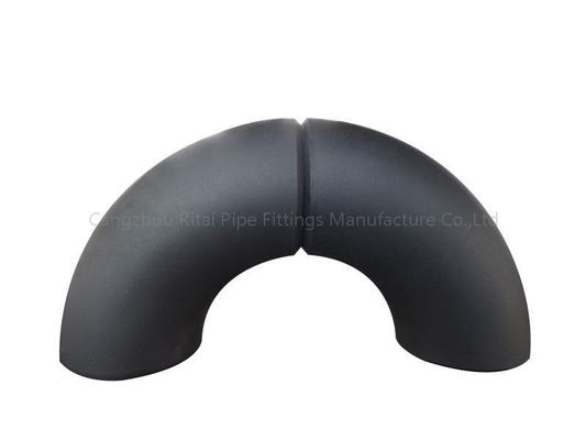 A234 ASME B16.9 ข้อศอกข้อต่อท่อ LR STD ก้นรอย 1.5D 90 องศาข้อศอกเหล็กกล้าคาร์บอน