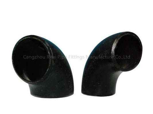 Sch 40 90 องศาเหล็กกล้าคาร์บอนฟอร์จข้อศอกไม่มีรอยต่อ ERW 1/4 - 48&quot;
