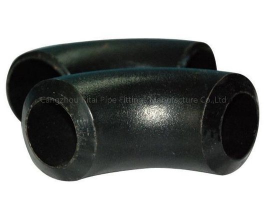 Sch 40 90 องศาเหล็กกล้าคาร์บอนฟอร์จข้อศอกไม่มีรอยต่อ ERW 1/4 - 48&quot;