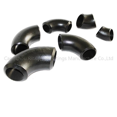 ข้อศอกสั้นรัศมี 90 องศาเชื่อมชนท่อคาร์บอน A234wpb Jis B2311 Sgp