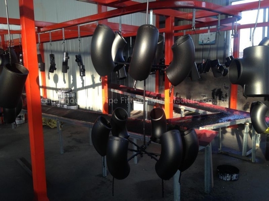 SCH 60 SCH160 XXS SCH160 อุปกรณ์ท่อไม่มีรอยต่อกำหนดการ 40 90 องศา Butt Weld 6 Inches