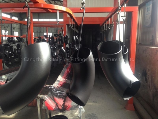 ASME B16.48 อุปกรณ์เชื่อมชน 180 45 องศาเหล็กกล้าคาร์บอน 90 องศาลดข้อศอก