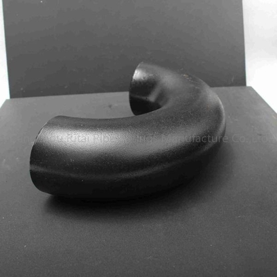 ASME B16.9 กำหนดการ 40 อุปกรณ์ท่อดำ A234 รัศมียาว 180 องศาข้อศอก