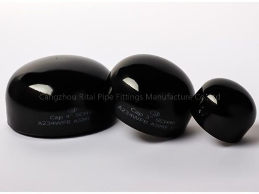 DN15 ฝาครอบข้อต่อท่อเหล็กคาร์บอนปลอมแปลง DIN ASTM JIS B2312 SGP A234 WPB