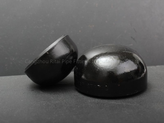 ANSI ASME B16.9 1 นิ้วฝาท้ายท่อ WPL6, BW SGP อุปกรณ์ท่อเหล็กดำ