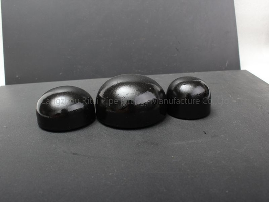 ฝาท้ายท่อเหล็กกลม Sch 160 เชื่อม P235GH DN15 DN200 A234 WPB