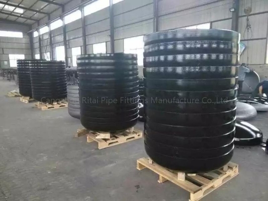 BW เส้นผ่านศูนย์กลางท่อเหล็กขนาดใหญ่ฝาท้าย Butt Weld STD ASTM B16.9 24 '' ถึง 48 ''