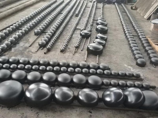 BW End Pipe Fitting Cap เหล็กกล้าคาร์บอน ASME B16.9 XS Sch 80 1/2 ''- 48''