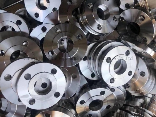 DN300 ข้อต่อหน้าแปลนเหล็กคาร์บอน PN6 PN25 หน้าแปลนเชื่อม Lap Joint FF ISO45001