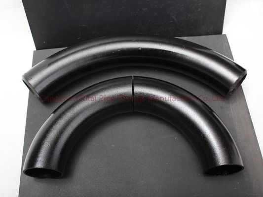 MS Carbon Steel 5D ท่อโค้ง 1.5D 2D 3D 4 ตาราง 40 ข้อศอก 90 องศาสำหรับปิโตรเลียม