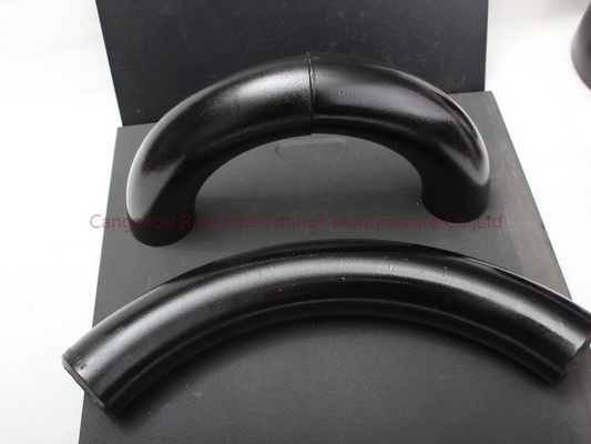 Black 3D 10D รอยต่อท่อ 5D แบบไม่มีรอยต่อ WPB ข้อศอก 90 องศาท่อเหล็ก