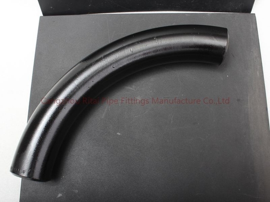 Sch40 Sch80 90 องศาข้อศอกโค้ง ASTM A105 เหล็กกล้าคาร์บอน A53 106GR.B Weld