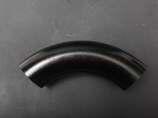Sch40 Sch80 90 องศาข้อศอกโค้ง ASTM A105 เหล็กกล้าคาร์บอน A53 106GR.B Weld