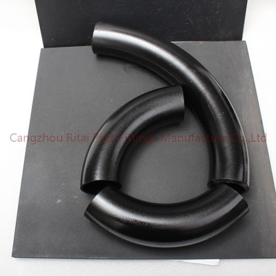 DIN2605 รัศมียาว 90 ท่อโค้ง Sch 80 DIN BS EN10253 ST37.2 Carbon 3D 5D