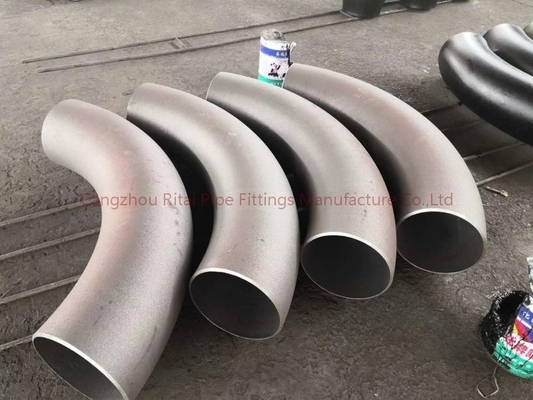 ASME B16.28 อุปกรณ์ท่อเหล็ก 2D 5D 6D 8D 9D 10D 4 นิ้ว 90 องศาโค้ง