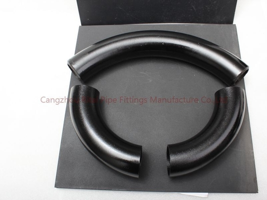 A53Gr.B A106GR.B ข้อต่อท่อเชื่อมชน ASTM DN200 XS SCH80 4 นิ้ว 180 องศาเบนด์