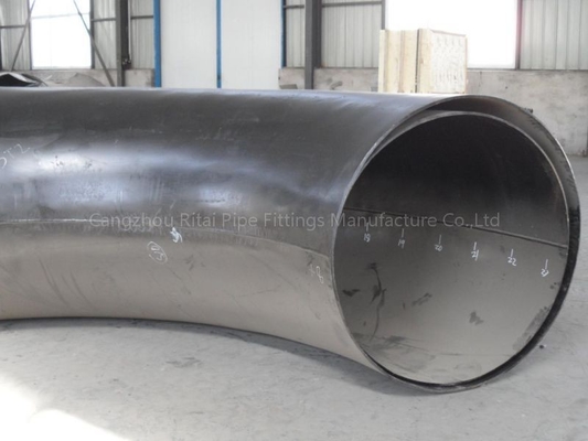 รัศมียาวไม่มีรอยต่อ 90 องศาโค้งงอขนาดใหญ่ 45180 องศา SCH40 CS ข้องอท่อ
