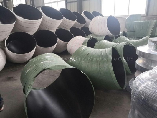 ASTM 1200 NB ข้อศอกท่อขนาดใหญ่รัศมีสั้น 45 องศา BW เหล็กกล้าคาร์บอนเส้นผ่านศูนย์กลางขนาดใหญ่