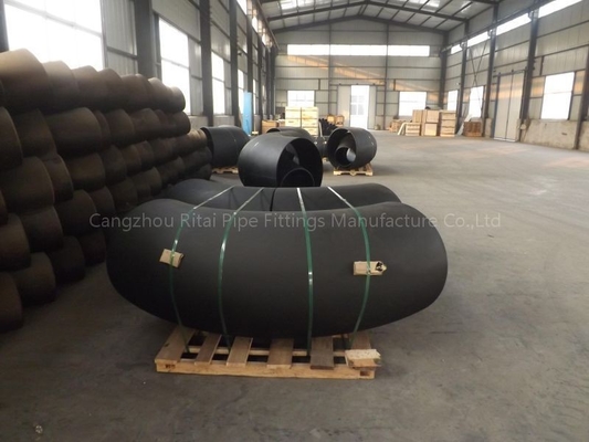 ASTM 1200 NB ข้อศอกท่อขนาดใหญ่รัศมีสั้น 45 องศา BW เหล็กกล้าคาร์บอนเส้นผ่านศูนย์กลางขนาดใหญ่