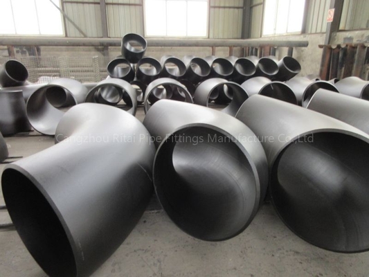 ASME B16.9 ERW ข้อศอกท่อขนาดใหญ่เหล็กกล้าคาร์บอนรัศมียาว 90 องศา Bend