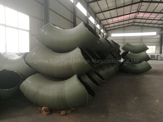 ASTM 180 องศา Steel Butt Welding Elbow Short Radius Sch 100 Carbon Steel 100% RT