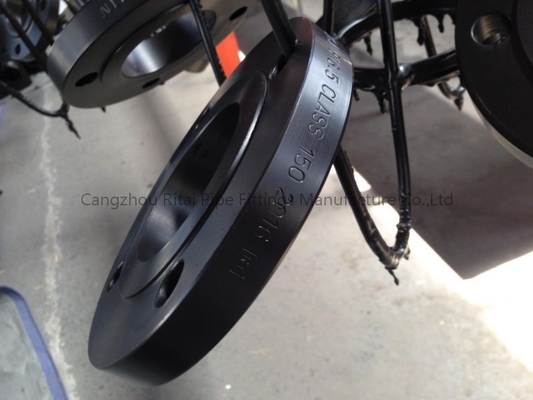 ASME B16.47 การเชื่อมหน้าแปลนข้อต่อหน้าตักแบบยกขึ้น WN FF SCH 80 ประเภทแหวนข้อต่อหน้าแปลน