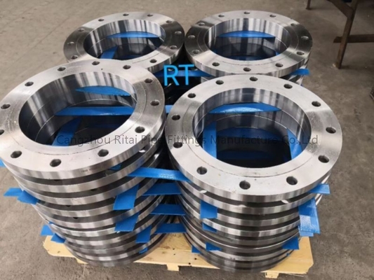 AMSE ANSI B16.5 สลิปเหล็กบนหน้าแปลน CS 10K JIS DIN EN1092 BS Forged