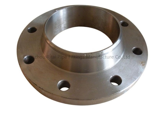 A105 หน้าแปลนคอเชื่อมเหล็กกล้าคาร์บอน RF Forging DIN Black 150 # 300 #