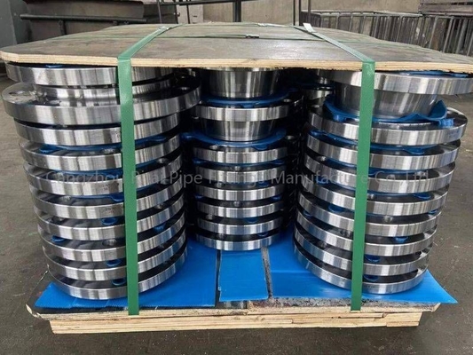 150LB ฟอร์จเหล็กหน้าแปลนคอยาวเชื่อม ASTM A105 A105N Valve Industry