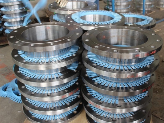 150LB ฟอร์จเหล็กหน้าแปลนคอยาวเชื่อม ASTM A105 A105N Valve Industry