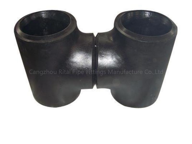 DN15 ลดข้อต่อท่อ Tee Butt Weld JIS SS400 STD Carbon Steel MS A234WPB