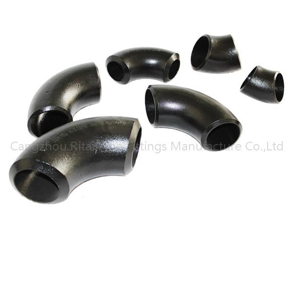ข้อศอกสั้นรัศมี 90 องศาเชื่อมชนท่อคาร์บอน A234wpb Jis B2311 Sgp