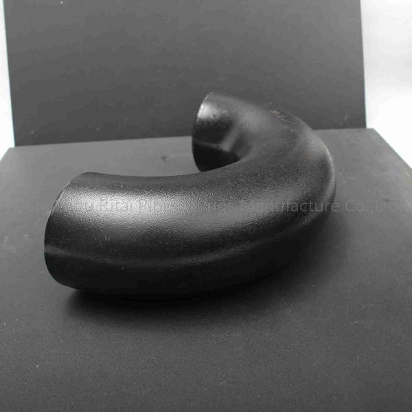 ASME B16.9 กำหนดการ 40 อุปกรณ์ท่อดำ A234 รัศมียาว 180 องศาข้อศอก