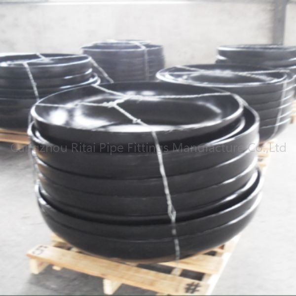 ฝาท้ายเชื่อมชนสีดำทาน้ำมัน 6 นิ้ว Sch 80 ANSI 16.9 Sch40 STD XS