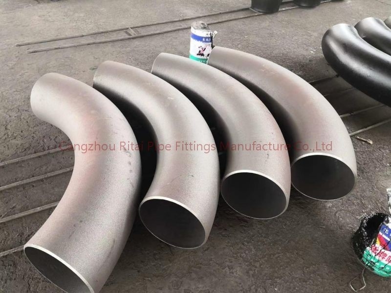 ASME B16.28 อุปกรณ์ท่อเหล็ก 2D 5D 6D 8D 9D 10D 4 นิ้ว 90 องศาโค้ง